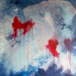 MURMURE - Acrylique sur toile - 24 x 24 po / 61 x 61 cm