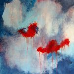 PROUESSE - Acrylique et techniques mixtes sur toile - 24 x 24 po / 61 x 61 cm
