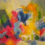 LIBERTÉ - Acrylique sur toile - 24 x 24 po / 61 x 61 cm