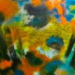 ÉMERGENCE - Acrylique sur toile - 25 x 27 po / 64 x 69 cm