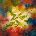 ÉVANESCENCE - Acrylique sur toile - 28 x 27 po / 71 x 69 cm