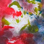 CHASSÉ-CROISÉ - Acrylique sur toile - 26 x 22 po / 66 x 56 cm