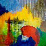 COUP DE THÉÂTRE - Acrylique et techniques mixtes sur toile - 24 x 30 po / 61 x 76 cm