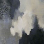 ESTAMPE - Acrylique et graphisme sur toile - 40 x 26 po / 102 x 66 cm