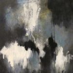 À PROPOS - Acrylique et techniques mixtes sur toile - 28 x 20 po / 71 x 51 cm